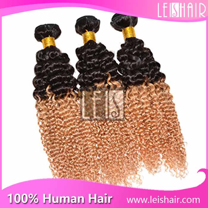 ombre hair deep curly 1b 27 4