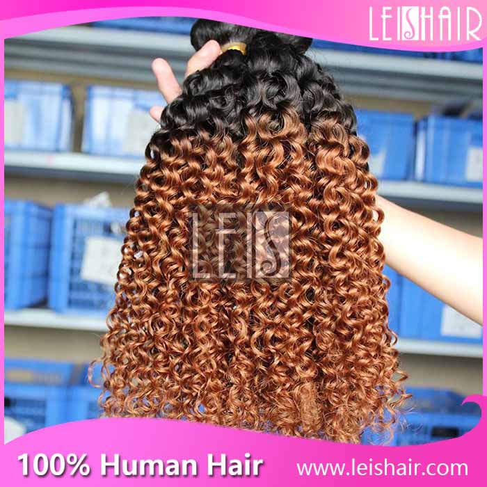 ombre hair deep curly 1b 30 3